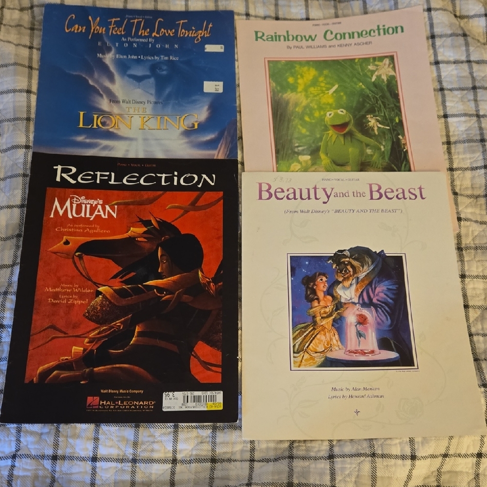 NWOT 90s Disney Sheet Music Collection